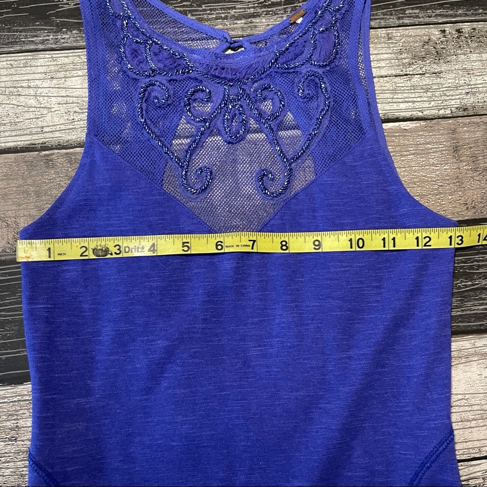 Free People Indigo Bodycon Backless Mini Dress Women’s Size XS Cotton - Picture 10 of 11